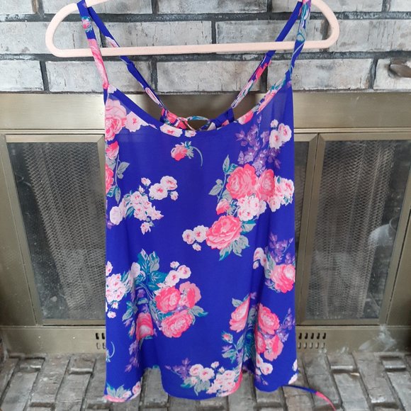 Bright Floral Tank Top - Picture 1 of 4